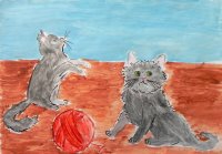 «Котята», Морозкина Алёна, 9 лет,